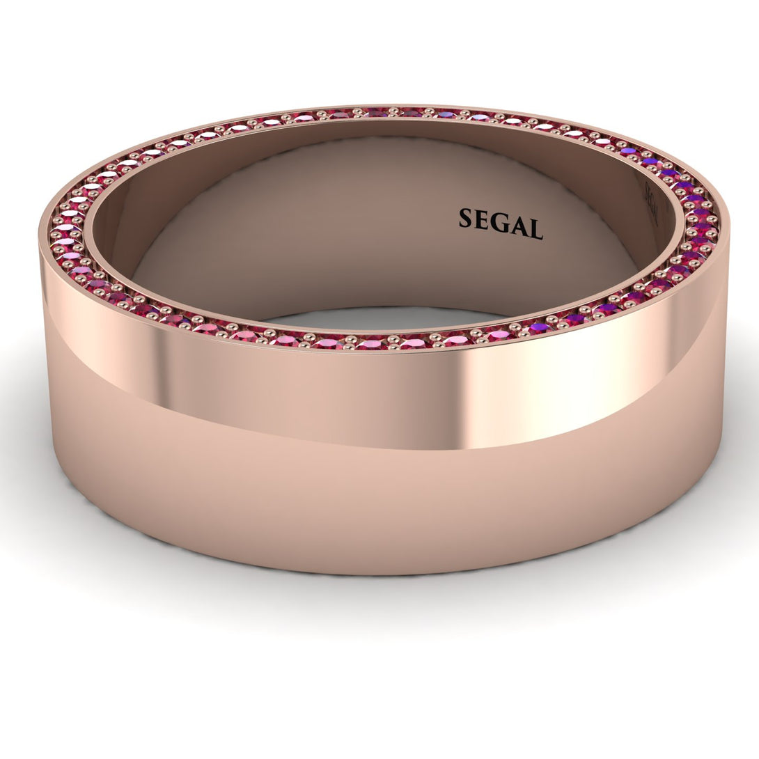 Massive Ruby Eternity Wedding Band - Liam No. 11