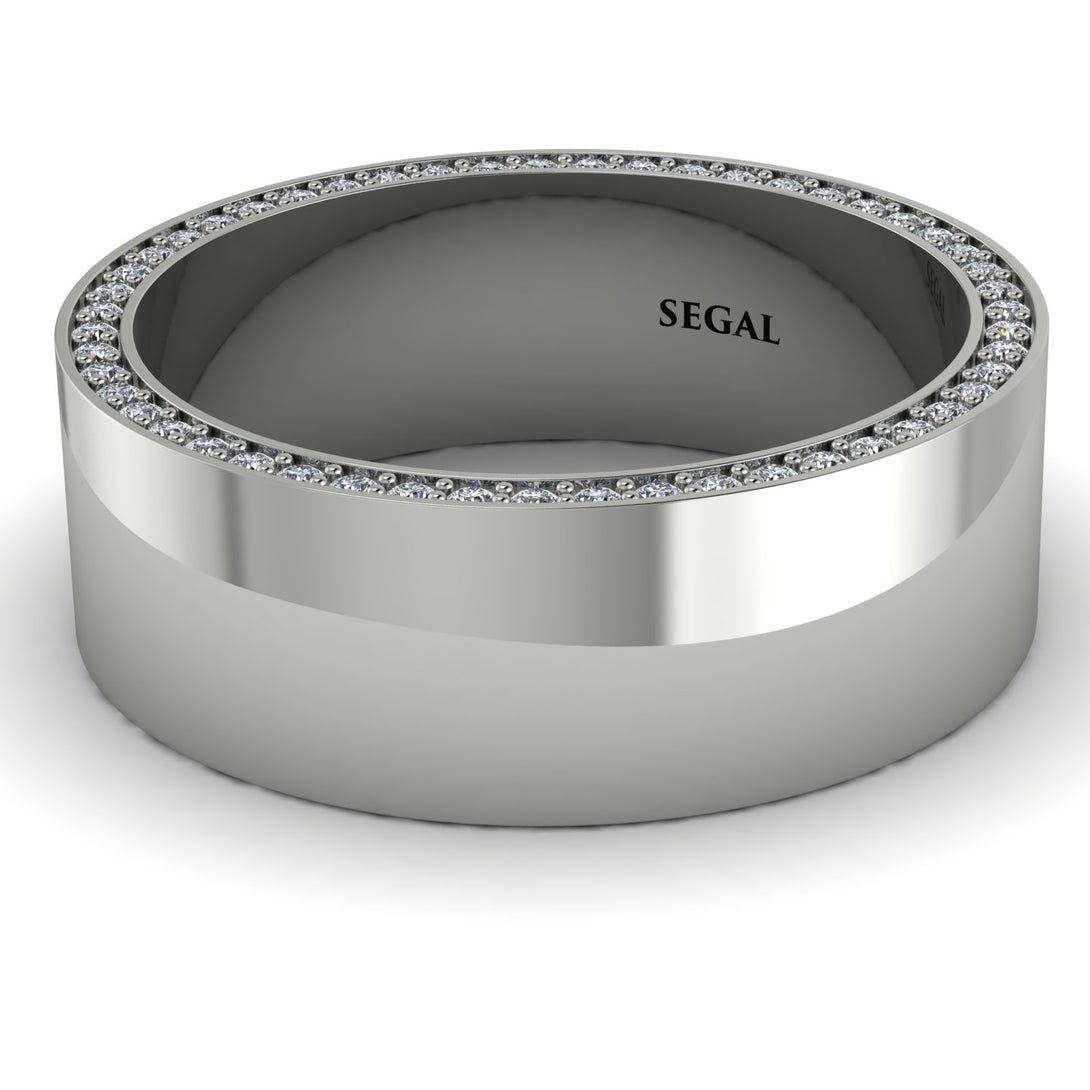 Massive Diamond Eternity Wedding Band - Liam No. 3