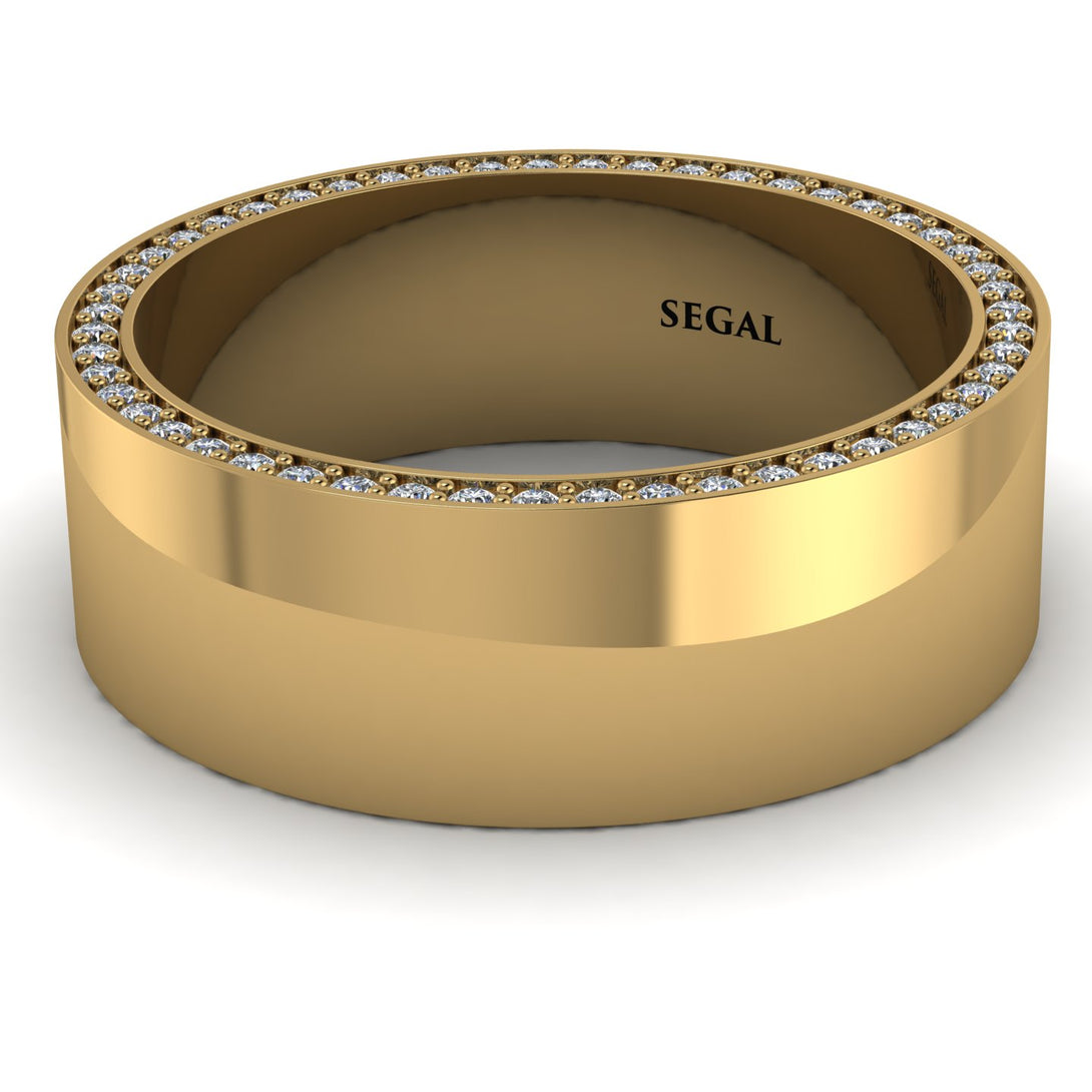 Massive Diamond Eternity Wedding Band - Liam No. 1