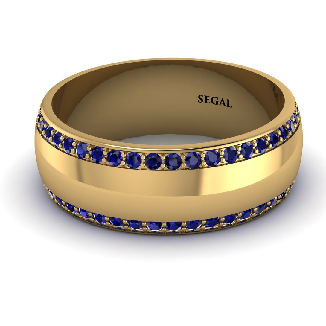 Eternity Sapphire Wedding Band - Benjamin No. 13