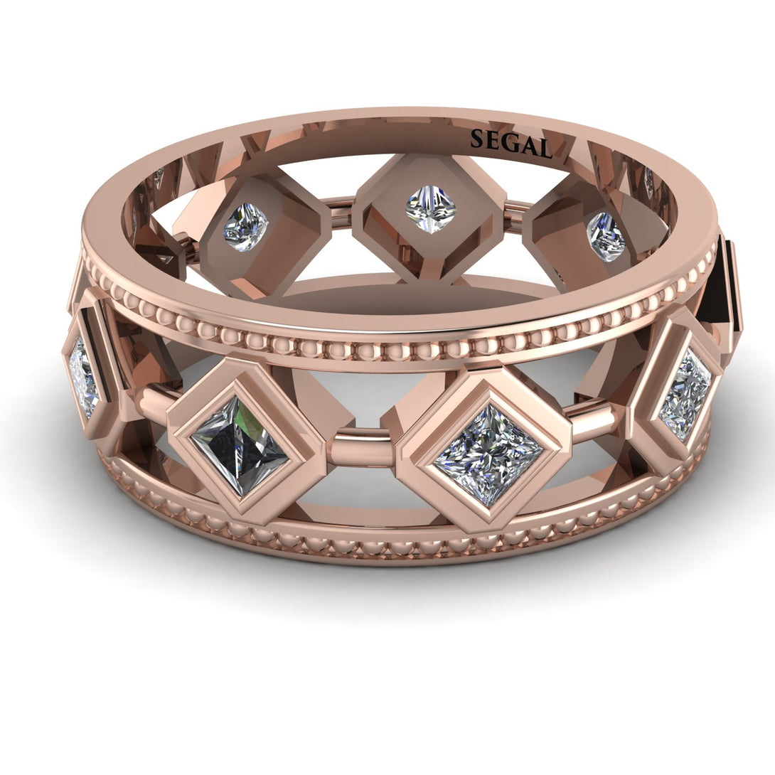 Glamorous Diamond Wedding Ring - Lucas No. 2