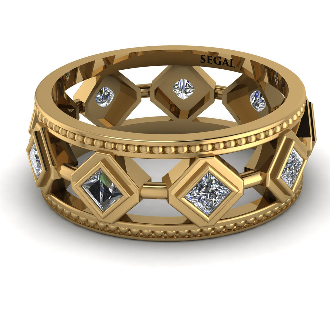 Glamorous Diamond Wedding Ring - Lucas No. 1