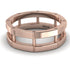 Architectural Minimalist Wedding Band - James No. 2 image 1