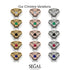 Solid Clower Flower Diamond Bridal Set - Christine No. 63 image 7