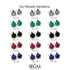 Hidden Halo Black Diamond Earrings - Rosalie No. 7 image 7