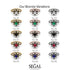 Flower 0.5 Carat Sapphire Pave Engagement Ring - Brenda No. 15 image 7