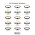 Minimalist Geometric Emerald Ring - Kimberly No. 16 image 7