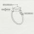 Emerald Cut Ruby Ring With Bezel - Alina No. 70 image 4