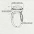 Glamorous Oval Diamond Ring - Jordyn No. 16 image 4