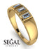 3 Stone Bagutte Diamond Ring - Lilly No. 1 image 2