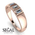 3 Stone Bagutte Diamond Ring - Lilly No. 2 image 2