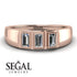 3 Stone Bagutte Diamond Ring - Lilly No. 2 image 6