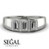 3 Stone Bagutte Diamond Ring - Lilly No. 3 image 6