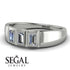 3 Stone Bagutte Diamond Ring - Lilly No. 3 image 3