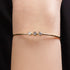 3 Stone Black Diamond Bracelet - Eileen No. 7 image 5
