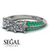 3 Stones Princess Diamond Ring - Rebecca No. 18 image 3