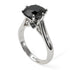3ct Black Diamond Engagement Ring - June No. 39 image 1