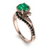 Twist Shank Emerald Engagement Ring - Maria No. 35 image 1