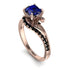 Twist Shank Sapphire Engagement Ring - Maria No. 44 image 1