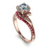Twist Shank Diamond Engagement Ring - Maria No. 47 image 1