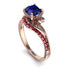 Twist Shank Sapphire Engagement Ring - Maria No. 59 image 1