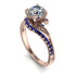 Twist Shank Diamond Engagement Ring - Maria No. 62 image 1