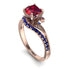 Twist Shank Ruby Engagement Ring - Maria No. 71 image 1