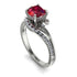 Twist Shank Ruby Engagement Ring - Maria No. 12 image 1