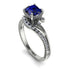 Twist Shank Sapphire Engagement Ring - Maria No. 15 image 1