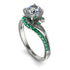 Twist Shank Diamond Engagement Ring - Maria No. 18 image 1