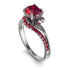 Twist Shank Ruby Engagement Ring - Maria No. 57 image 1
