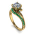 Twist Shank Diamond Engagement Ring - Maria No. 16 image 1