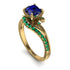 Twist Shank Sapphire Engagement Ring - Maria No. 28 image 1