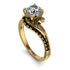 Twist Shank Diamond Engagement Ring - Maria No. 31 image 1