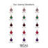 Hidden Halo Black Diamond Necklace - Joanna No. 38 image 7
