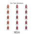 Ace Of Spades Ruby Card Necklace - Tyler No. 49 image 6