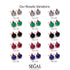 Hidden Halo Black Diamond Earrings - Rosalie No. 38 image 8