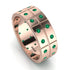 Glamorous Eternity Emerald Wedding Band - Carter No. 5 image 1