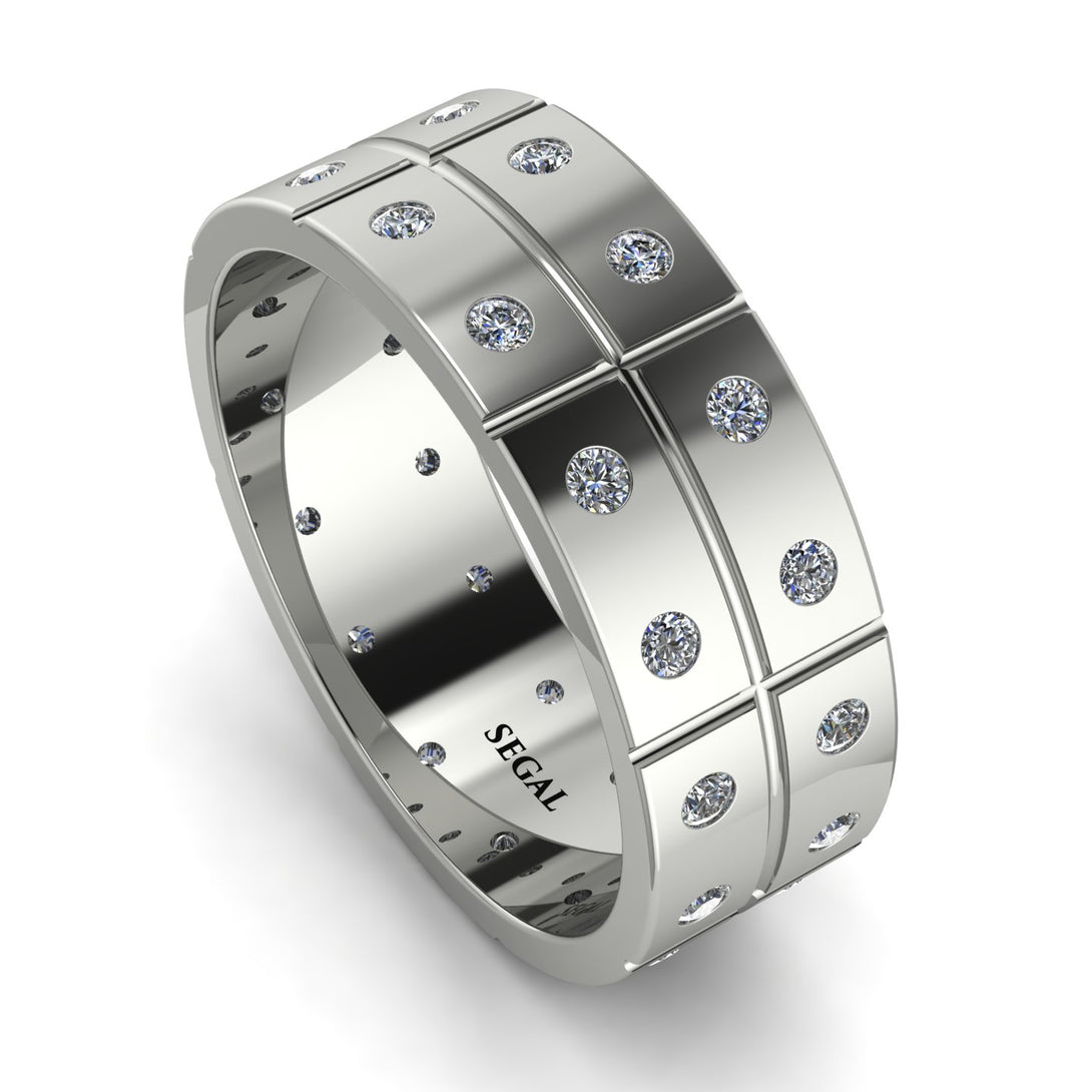 Glamorous Eternity Diamond Wedding Band - Carter No. 3