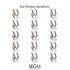 Hoop Ruby Earrings Micro Pave - Ansley No. 42 image 8