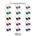Halo Emerald Cut Sapphire Earrings - Izabella No. 43 image 14