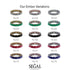 Eternity Emerald Hidden Sapphires Band - Ember No. 74 image 9