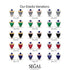 Triangle Diamond Earrings With Round Stone - Estella No. 3 image 8