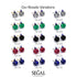 Hidden Halo Black Diamond Earrings - Rosalie No. 7 image 9