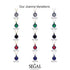 Hidden Halo Black Diamond Necklace - Joanna No. 24 image 8
