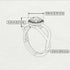 Split Shank Halo Diamond Engagement Ring - Adriana No. 3 image 4