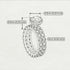 Fancy Black Diamond Bridal Set - Tessa No. 7 image 4