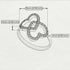 Two Hearts Black Diamond Ring - Selena No. 23 image 4