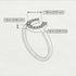 Two Tones Copy of Horseshoe Diamond Ring - Malia No. 16 image 3