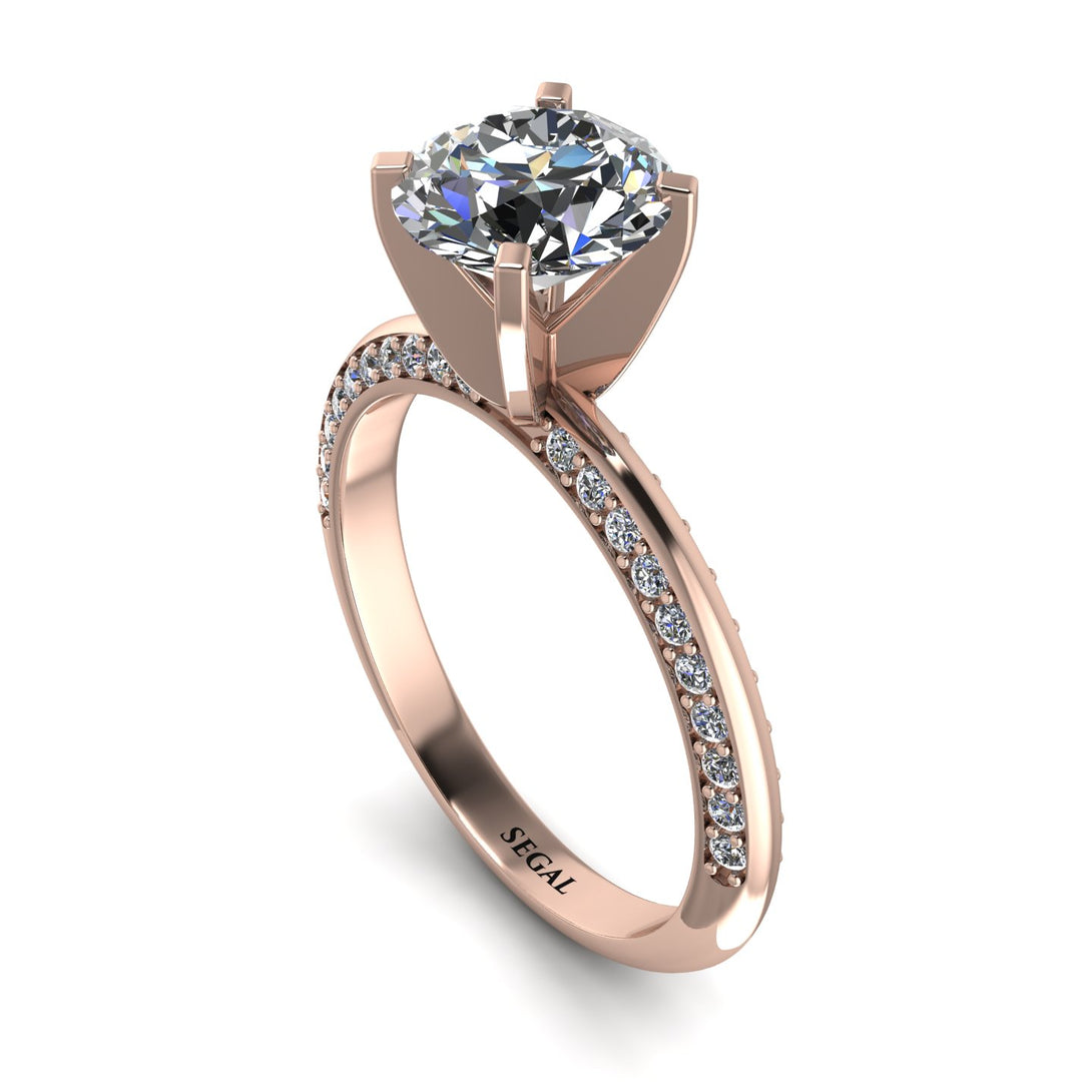 Classic Diamond Ring With A Twist - Leilani No. 2